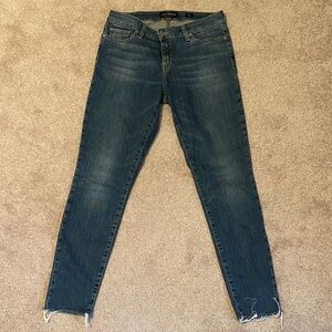 Lucky Brand raw edge jeans